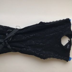 Black lace mini dress  size S